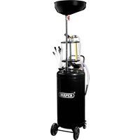Draper 13265 Suction Oil Drainer with Chamber, 90L, Blue