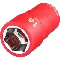 Draper XP1000 17647 VDE Socket, 3/8" Sq. Dr., 16mm