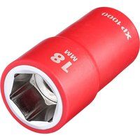 Draper XP1000® VDE Socket, 1/2" Sq. Dr., 18mm