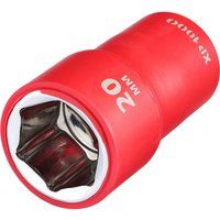 Draper XP1000 18036 VDE Socket, 1/2" Sq. Dr., 20mm