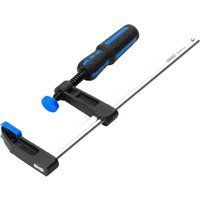 Draper F-Clamp, 200mm - 18944 - Soft Grip, Protective Jaw Guards