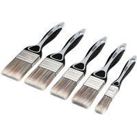 Draper Draper 20618 5 Piece Soft Grip Flat Paint Brush Set