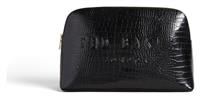 TED BAKER ££ Black Croc Debossed Washbag CROCANA : 9.5 x 17.5 x 27cm ££ BNWT £40