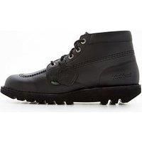 Kickers Kick Hi Vegan Shoe - Black