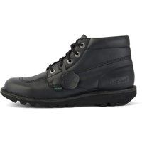 Kickers Unisex Kick HI Vegan SYNT AU BLK Ankle Boot, Black, 10 UK
