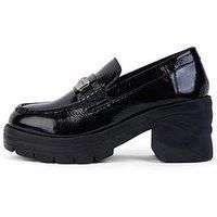 Kickers Edie Patent Leather Loafer - Black