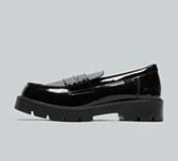 Kickers Girl/'s Kori Loafer Shoes, Black, 5 UK Child