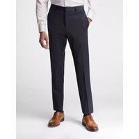 Ted Baker Slim Fit Navy Blue Panama Men's Suit Trousers