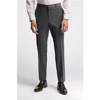Ted Baker Slim Fit Charcoal Grey Panama Men's Suit Trousers