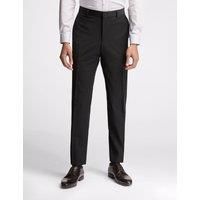 Ted Baker Slim Fit Black Panama Men's Suit Trousers by Suit Direct