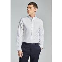 Ted Baker White Mens Shirt, Long Sleeve, Slim fit by Suit Direct