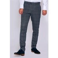 Marc Darcy Enzo Blue Grey Men's Trousers