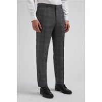 Ted Baker Blue Prince of Wales Check Slim Fit Men's Trousers