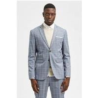 Selected Homme Slim Fit Light Blue Formal Men's Suit Jacket