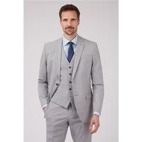 Limehaus Slim Fit Grey Semi Plain Men's Suit Jacket