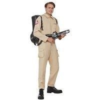 Smiffys 52571M Officially Licensed Ghostbusters Men's Costume, Beige, Medium - Size 38-40 Inch
