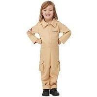 Smiffys Ghostbusters Toddler Costume, All-in-One with Printed Proton Pack, Officially Licensed with Pocket Detail, Perfect for Halloween, 80s Theme Parties, and Family Fancy Dress