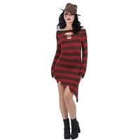 Adult A Nightmare on Elm Street Freddy Krueger Halloween Fancy Dress Costume