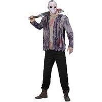 Adult Friday The 13th Jason Voorhees Costume Chest size MEDIUM