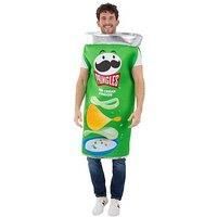 Pringles Tub Fancy Dress Novelty Stag Night Costume Adults Crisp Packet Outfit