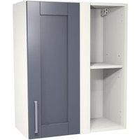 Ohio Navy Shaker Corner Wall Unit - 600mm