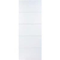 Wickes Halifax White Smooth Moulded 5 Panel Internal Door - 1981mm x 686mm