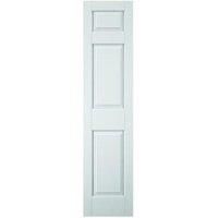 Wickes Woburn White Grained Moulded 3 Panel Internal Door - 1981mm x 457mm