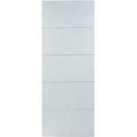 Wickes Halifax White Smooth Moulded 5 Panel Internal Door - 1981mm x 762mm