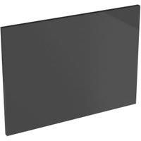 Orlando Dark Grey Gloss Slab Appliance Door (D) - 600 x 437mm