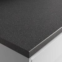 Noir Granite Laminate worktop 600mm x 28mm x 2m