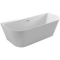 Wickes Boston Back to Wall Freestanding Contemporary Bath - 1700 x 800mm