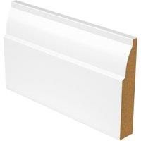 Ovolo White MDF Skirting - 18mm x 119mm x 4.2m
