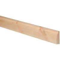 Ovolo Natural Pine Architrave - 19mm x 69mm x 2100mm - Pack of 5