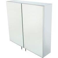 Wickes Stainless Steel Double Bathroom Cabinet 600 X 550mm