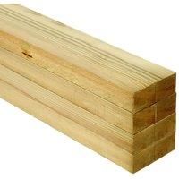 Treated Sawn Kiln Dried Timber - 25 x 38mm x 3.6m - Pack of 8