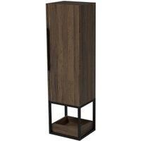 Wickes Rimini Vintage Oak Black Frame Tower Unit - 1250 x 350mm