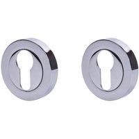 Euro Escutcheon Chrome - 51mm