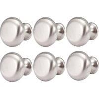 Circle Cabinet Knob Satin Nickel 30mm - Pack of 6