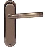 Madrid Antique Brass Latch Door Handle - 1 Pair