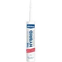 Wickes Hybrid Sealant - Grey - 290ml