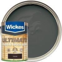Wickes Ultimate Shed & Fence Stain - Charcoal - 5L