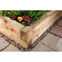 Wickes Garden Sleeper - 100mm x 200mm x 1.8m