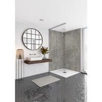 Mermaid Elite Scafell Slate 3 Sided Shower Panel Kit - 1200 x 900mm