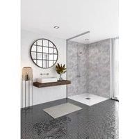 Mermaid Elite Serpentine Stone 3 Sided Shower Panel Kit - 1700 x900mm