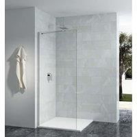 Nexa By Merlyn 10mm Chrome Frameless Wet Room Shower Screen Only - 800mm