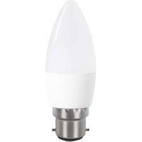 Wickes Dimmable LED B22 Candle 4.9W Warm White Light Bulb