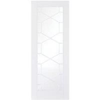 LPD Internal Orly Glazed Primed White Solid Core Door - 838 x 1981mm