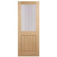 LPD Internal Mexicano Half Light Oak Solid Core Door - 686 x 1981mm