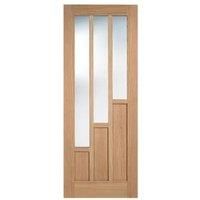 LPD Internal Coventry 3 Lite Unfinished Oak Solid Core Door - 610 x 1981mm
