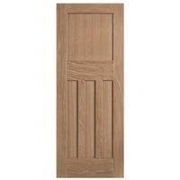 LPD Internal DX 30s Unfinished Oak Solid Core Door - 726 x 2040mm